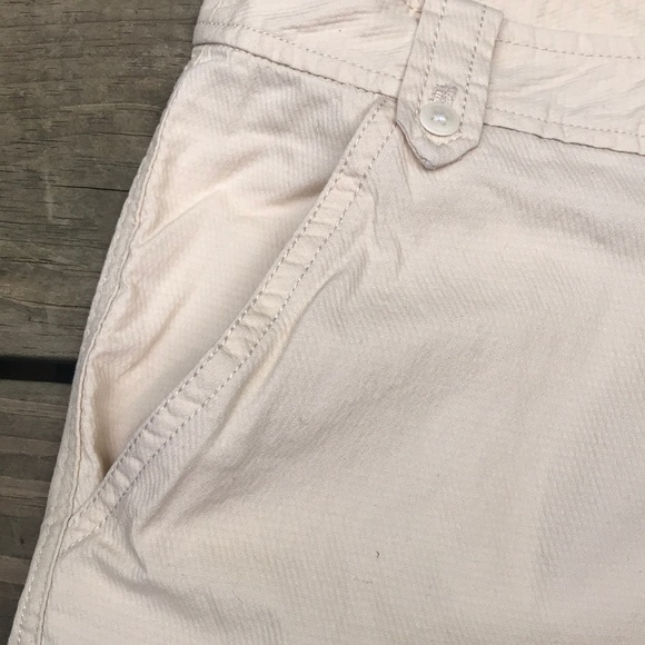 J Crew Cream Banana Yellow Button Shorts Sz 6 - Picture 3 of 8